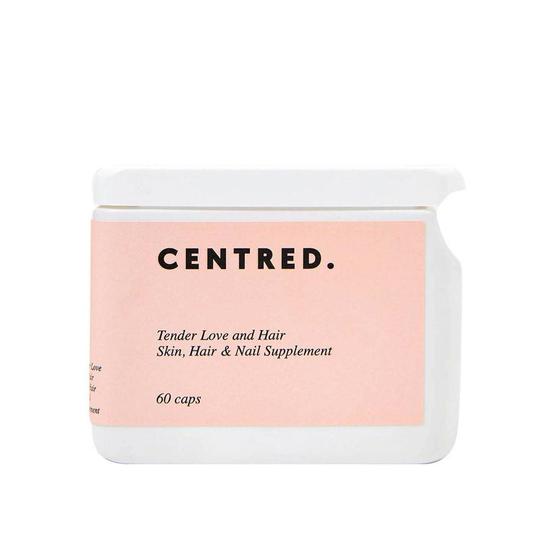 CENTRED. Tender Love & Hair Supplement 60 Capsules (30 Days)