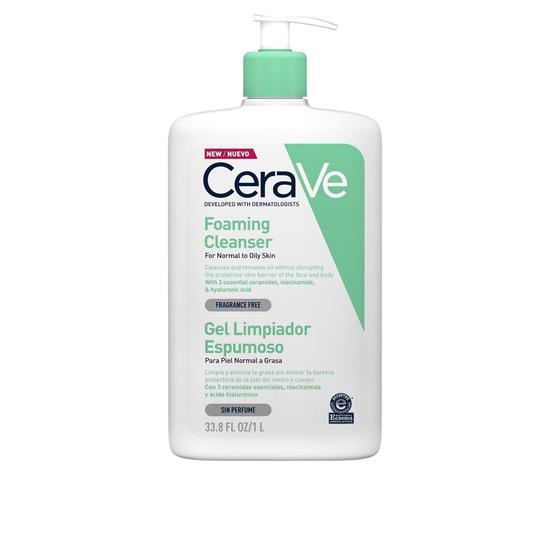 CeraVe Foaming Cleanser Normal To Oily Skin 1000ml