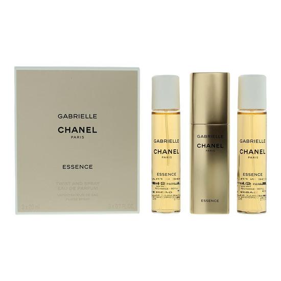 CHANEL Gabrielle Essence Twist & Spray Eau De Parfum 3 x 20ml Spray For Her