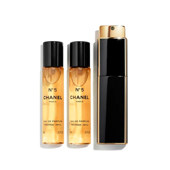 CHANEL N°5 Eau De Parfum Purse Spray 3 x 20ml