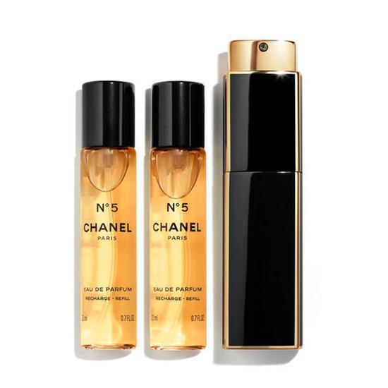 CHANEL No. 5 Eau De Toilette Purse Spray 3 x 20ml