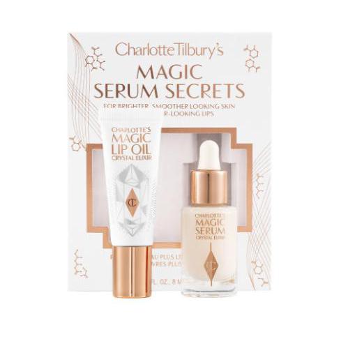 Charlotte Tilbury Charlotte's Magic Serum Secrets Magic Lip Oil Crystal Elixir + Magic Serum Crystal Elixir
