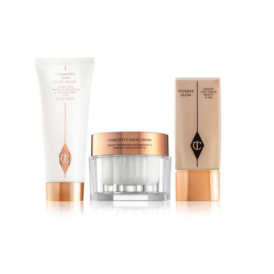 Charlotte Tilbury The Gift Of Goddess Skin Mask, Moisturiser & Primer Set
