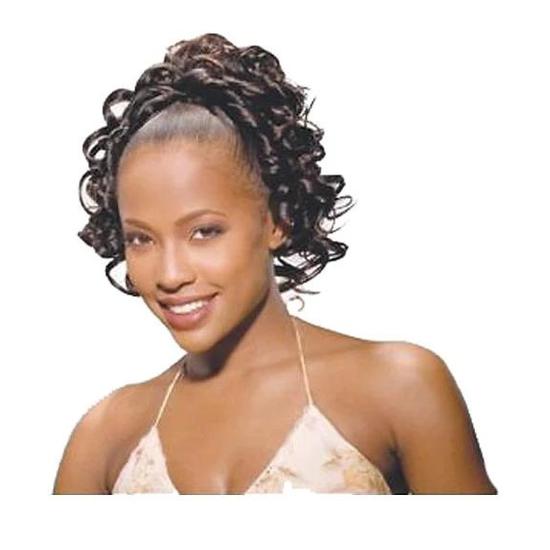 Cherish Synthetic Drawstring Candy Curl Ponytail 4