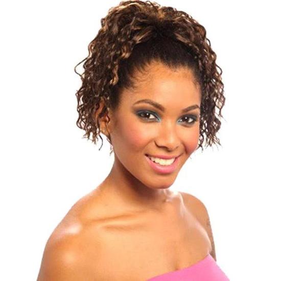 Cherish Synthetic Drawstring Madrid Girl Ponytail 22