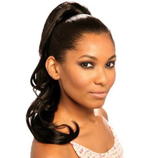 Cherish Synthetic Drawstring Napoli Girl Ponytail