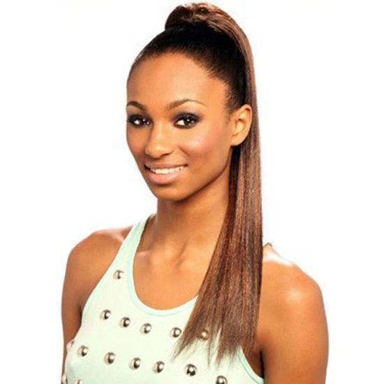 Cherish Synthetic Drawstring Yaki Straight Ponytail 14"/18" 14 / 8