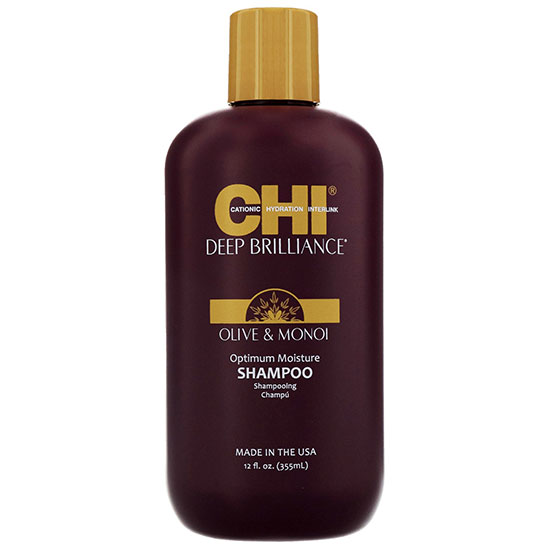 CHI Deep Brilliance Olive & Monoi Optimum Moisture Shampoo 355ml