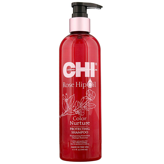 CHI Rose Hip Oil Colour Nurture Protecting Shampoo 340ml