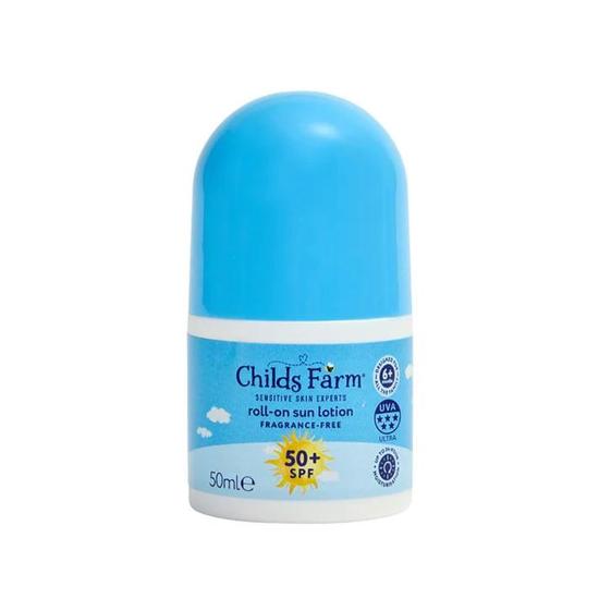 Childs Farm Fragrance Free Roll On Sun Lotion 50 SPF 50ml