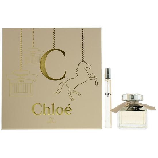 Chloé Eau De Parfum 50ml & Eau De Parfum Pen Spray 10ml Gift Set For Her 50ml