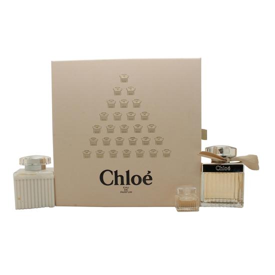 Chloé Gift Set 75ml Eau De Parfum + 100ml Body Lotion + 5ml Eau De Parfum