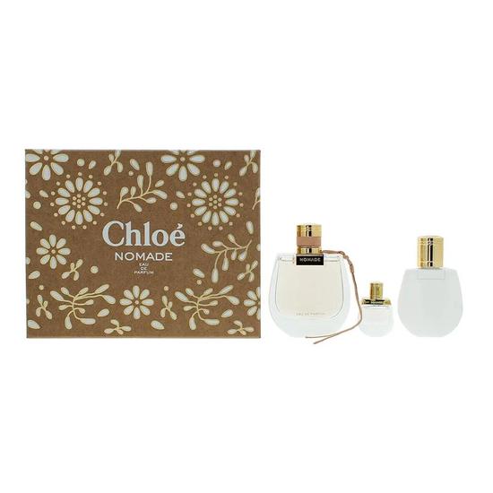 Chloé Nomade Gift Set: Eau De Parfum 75ml Body Lotion 100ml Eau De Parfum 5ml
