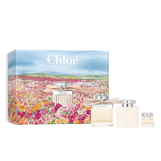 Chloé Signature Eau De Parfum Women's Perfume Spray Gift Set With Body Lotion & 5ml Eau De Parfum