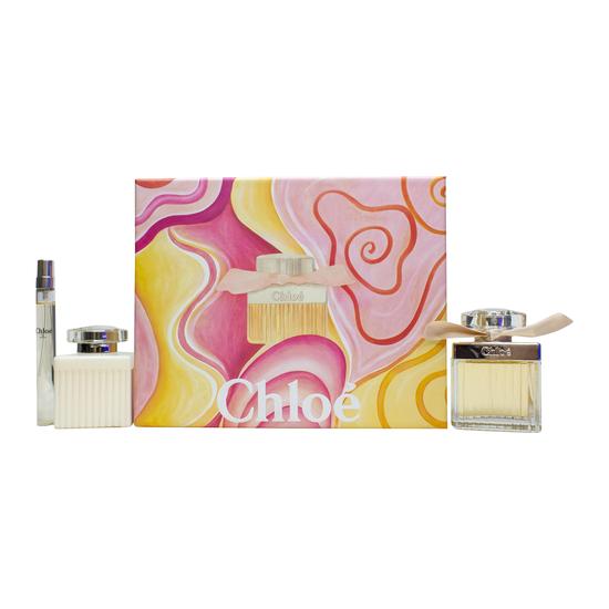 Chloé Signature Gift Set 75ml Eau De Parfum + 100ml Body Lotion + 10ml Eau De Parfum