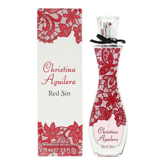 Christina Aguilera Red Sin Eau De Parfum 75ml Spray For Her 75ml