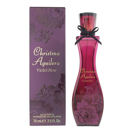 Christina Aguilera Violet Noir Eau De Parfum 75ml Spray For Her 75ml