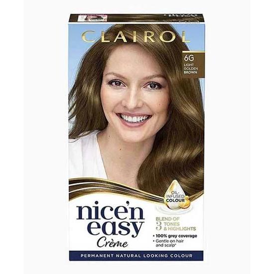 Clairol Nice N Easy Creme Permanent Colour Light Golden Brown