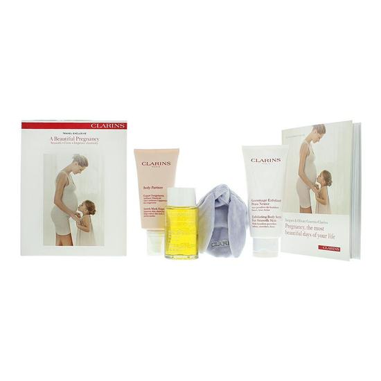 Clarins A Beautiful Pregnacy Gift Set Body Scrub, Body Oil, Stretch Mark Expert 200ml