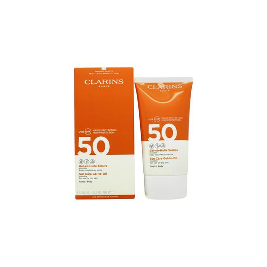 Clarins Body Gel To Oil For Body SPF 50