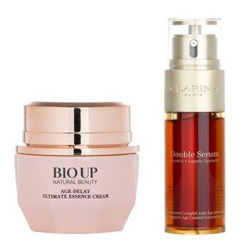 Clarins Double Serum Complete Age Control Concentrate + Bio Up Age-Delay Ultimate Essence Cream