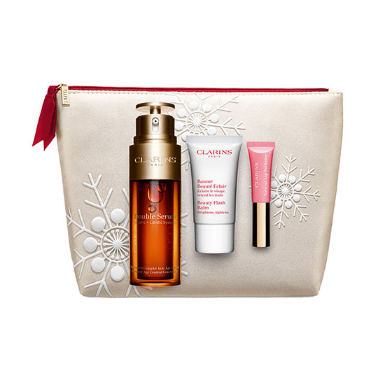 Clarins Double Serum Skin Care & Makeup Gift Set