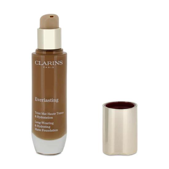 Clarins Everlasting Hydrating Matte Foundation 118.5n Chocolate 30ml