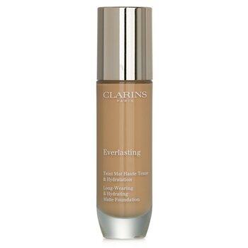Clarins Everlasting Long Wearing & Hydrating Matte Foundation 110.5w Tawny