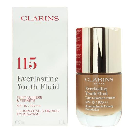 Clarins Everlasting Youth Fluid Foundation SPF 15 115-Cognac