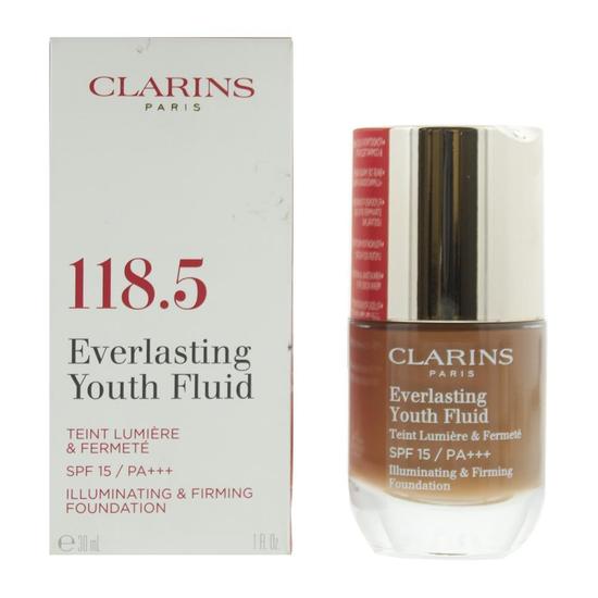 Clarins Everlasting Youth Fluid Foundation SPF 15 118.5-Chocolate