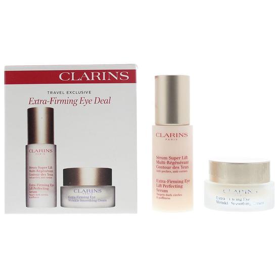 Clarins Extra Firming Eye Cream 15ml + Extra Firming Eye Serum 15ml Gift Set 15ml