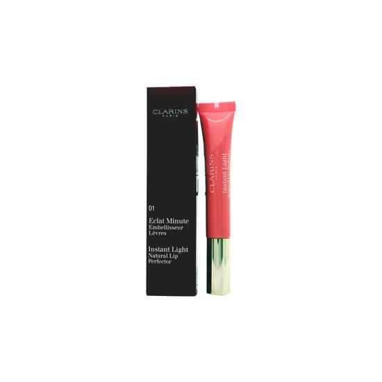 Clarins Instant Light Natural Lip Perfector Shimmer 01-Rose Shimmer