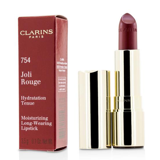 Clarins Joli Rouge Lipstick 754 Deep Red