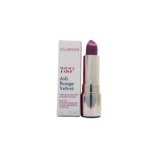 Clarins Joli Rouge Velvet Matte & Moisturising Lipstick 3.5g 755v Litchi 755v Litchi