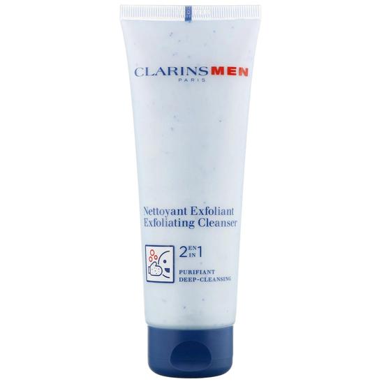 Clarins Men Exfoliating Cleanser 2 In 1 Deep Cleansing