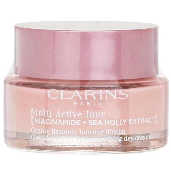 Clarins Multi-Active Jour Niacinamide+Sea Holly Extract Glow Boosting Line-Smoothing Day Cream Dry Skin 50ml