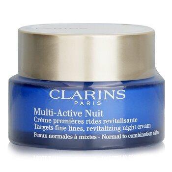 Clarins Multi-Active Night Targets Fine Lines Revitalising Night Cream For Normal To Combination Skin