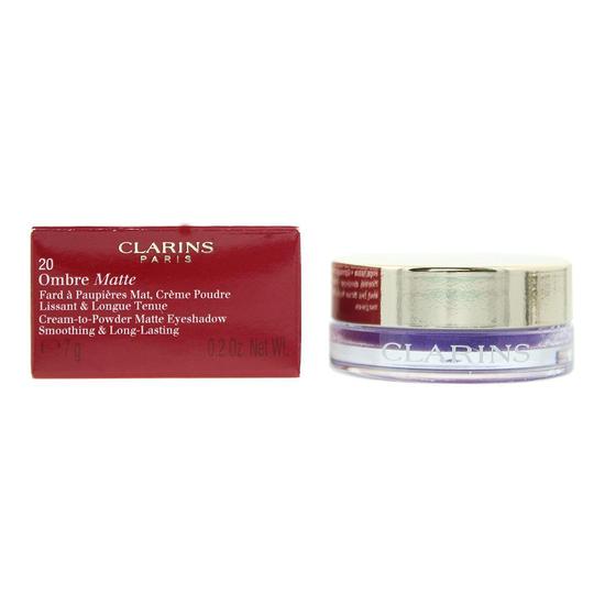 Clarins Ombre Matte Cream To Powder Eyeshadow 20 Ultra Violet