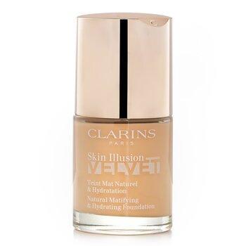 Clarins Skin Illusion Velvet Natural Matifying & Hydrating Foundation 105n Nude