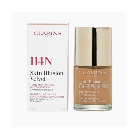 Clarins Skin Illusion Velvet Natural Matifying & Hydrating Foundation 30 ml / 109C
