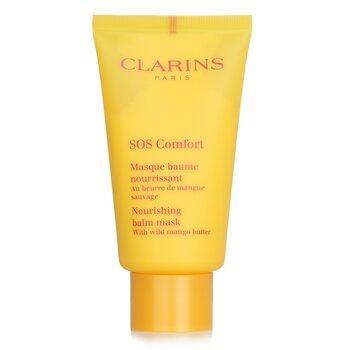 Clarins SOS Comfort Nourishing Balm Mask With Wild Mango Butter For Dry Skin 75ml