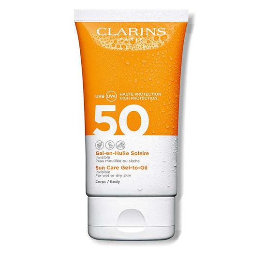 Clarins Sun Care Body Gel To Oil For Body SPF 50 150ml