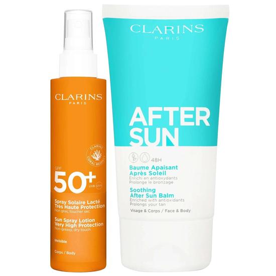 Clarins Sun Spray Lotion SPF 50+ & Aftersun Balm
