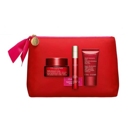 Clarins Super Restorative Collection Super Restorative Day Cream + Remodelling Serum + Night Cream