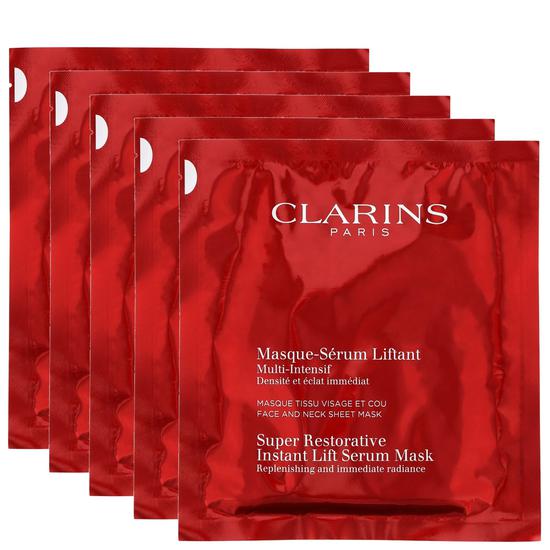 Clarins Super Restorative Instant Lift Serum Mask 5 Masks