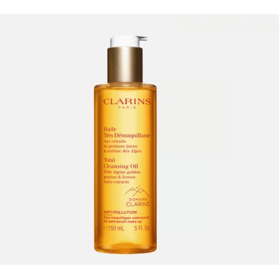 Clarins Total Cleansing Oil With Alpine Golden Gentian & Lemon Balm Extracts