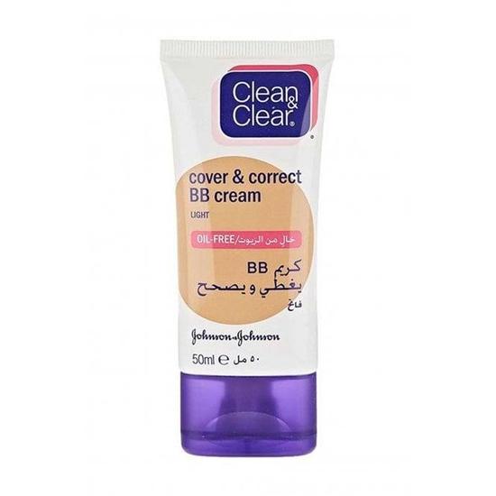 Clean & Clear Cover & Correct BB Cream Light 50ml