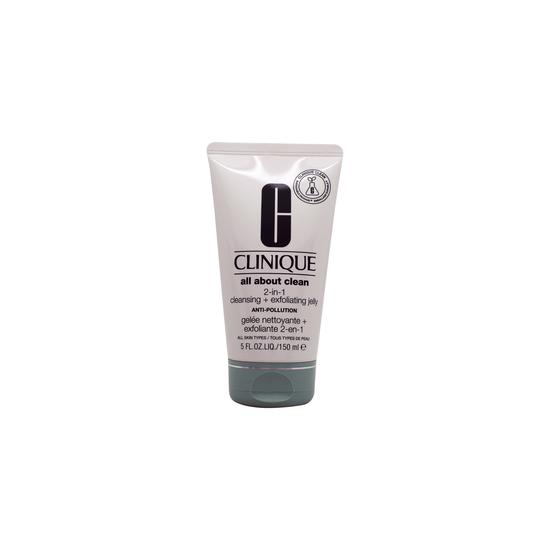 Clinique All About Clean 2-in-1 Anti-Pollution Cleansing & Exfoliating Jelly 150ml