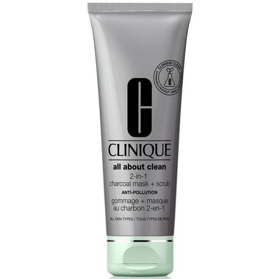 Clinique All About Clean 2-in-1 Charcoal Mask + Scrub