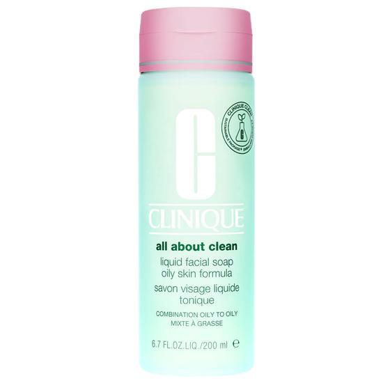 Clinique All About Clean Liquid Facial Soap Combination To Oily Skin